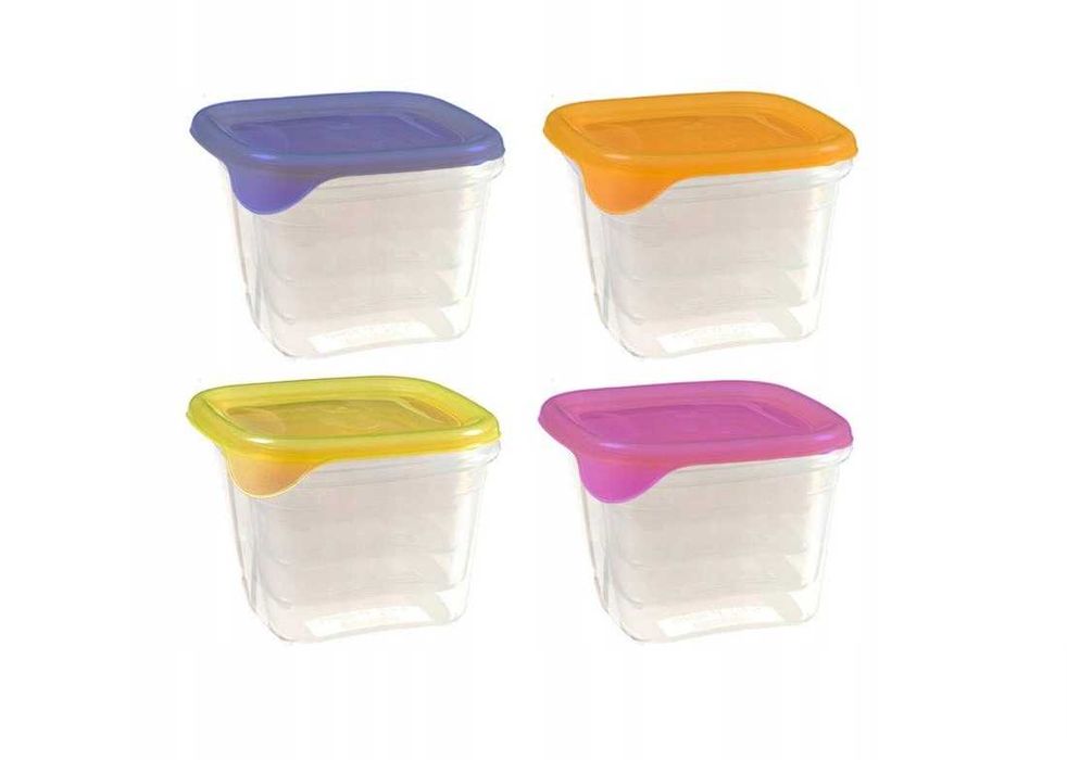 Pojemniki na Żywność 4x0,45l Zestaw CURVER