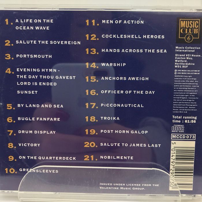 cd - royal marines - a life on the ocean waves