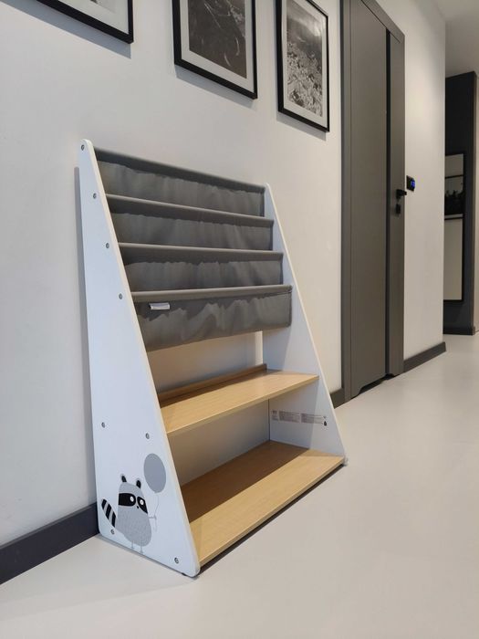 Regał na książki  zabawki Kinderkraft Racoon