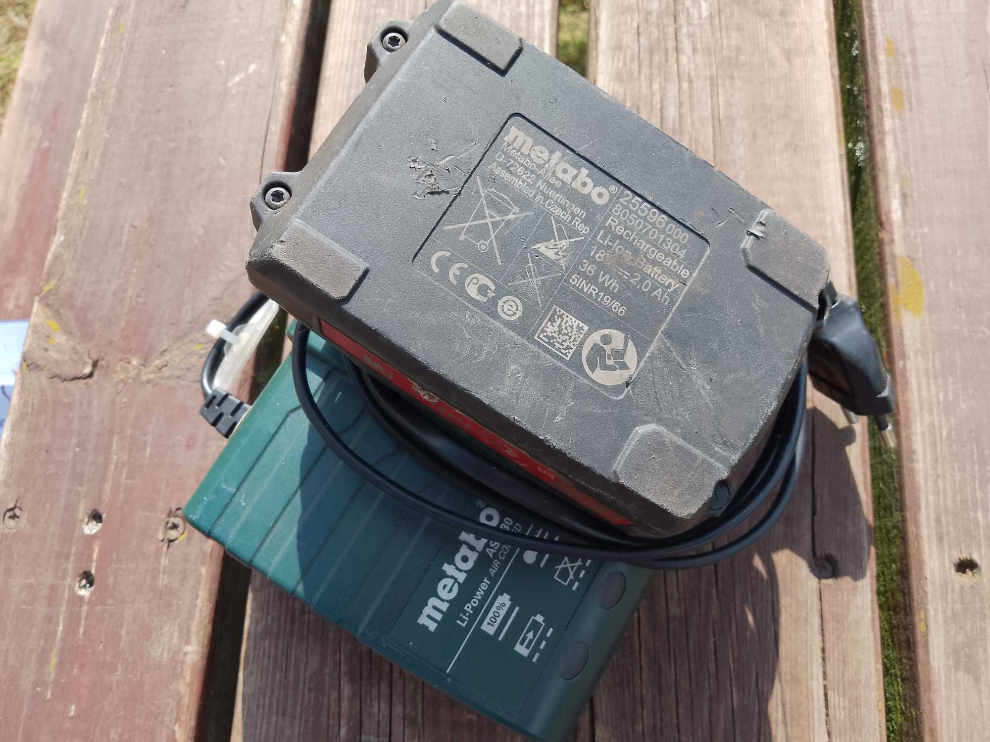 Ładowarka z baterią Metabo 18V. W bdb stanie.