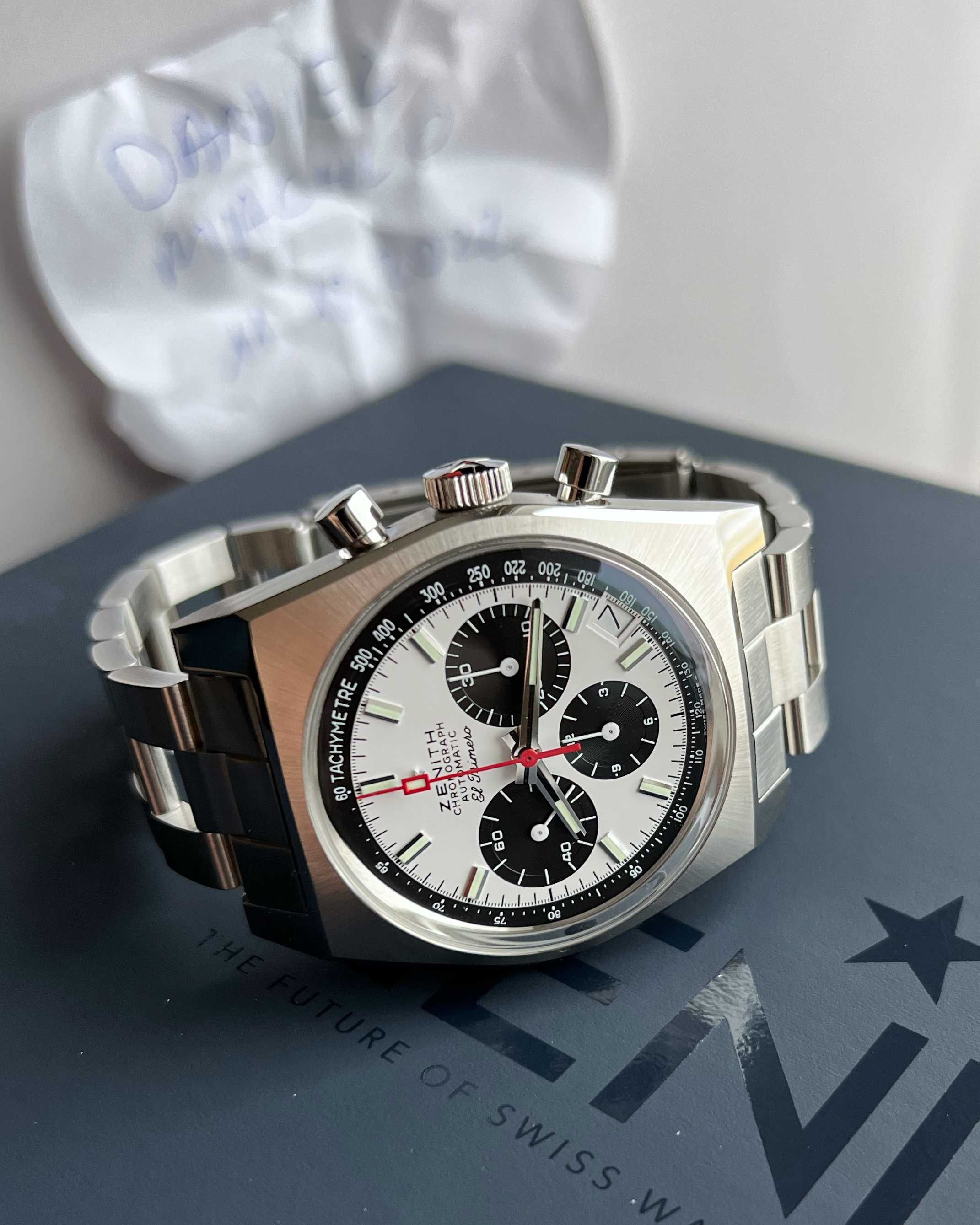 Zegarek Zenith A384 03.A384.400/21.M384 chronograf