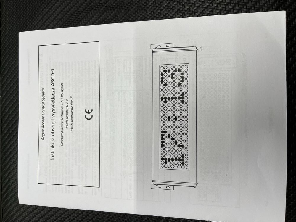 Zewnętrzny zegar z wyświetlaczem LED ASCD-1 ROGER