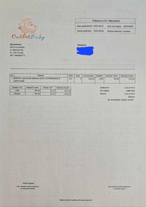 Podwójny Laktator butelkowy Medela Swing Maxi + gratisy