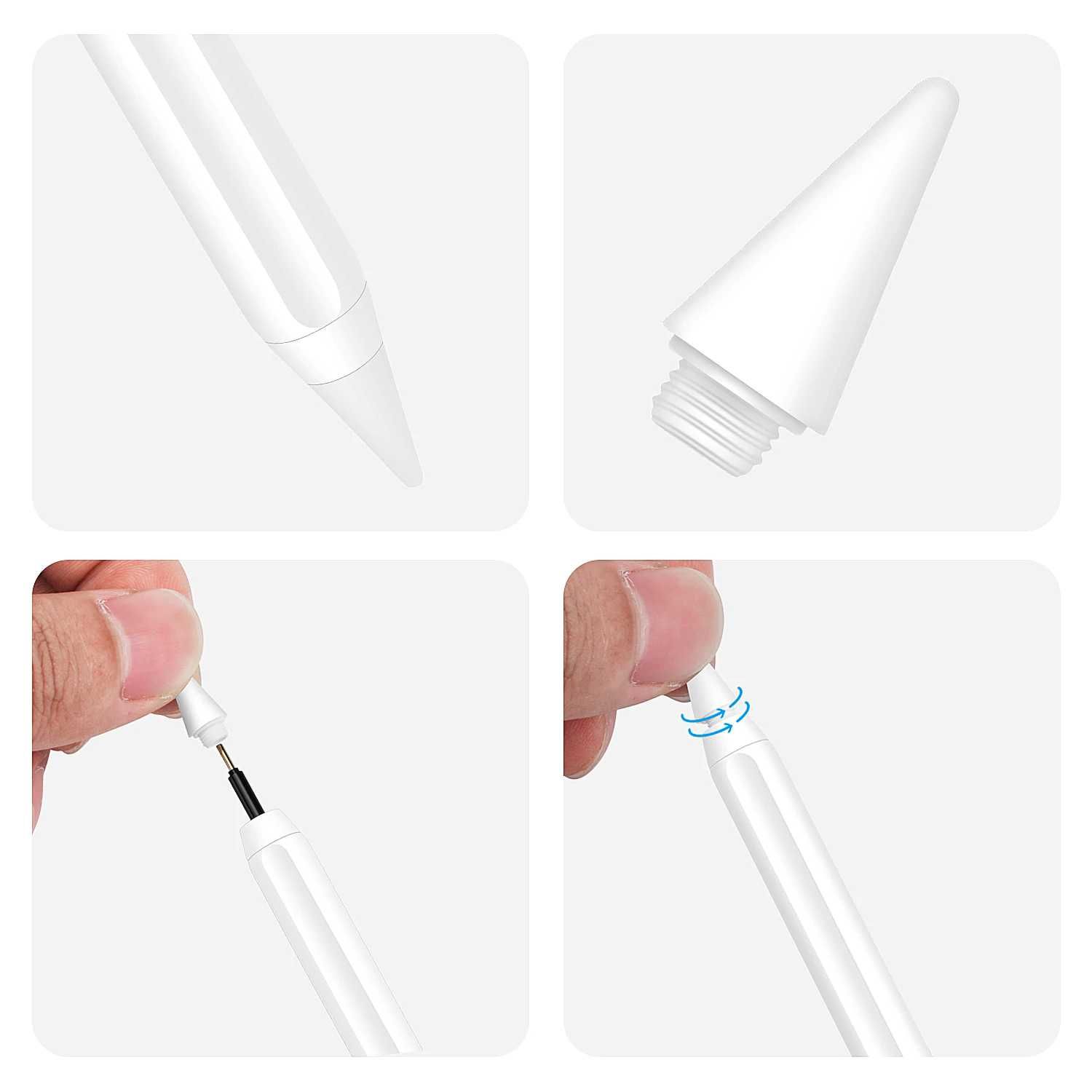 Магнитный стилус-карандаш для iPad Air/Pro с функционалом Apple Pencil