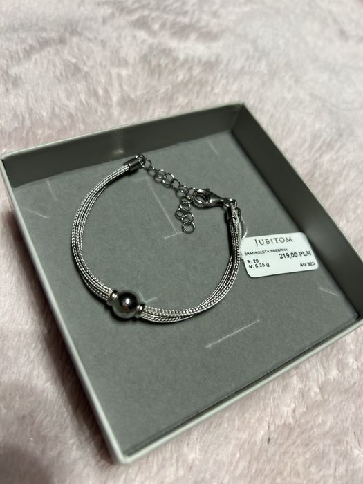 Jubitom bransoletka srebrna