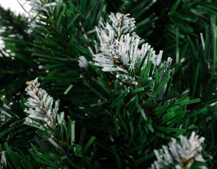 Girlanda Świąteczna Choinkowa Dekoracja Łańcuch Gęsty Ośnieżona 270cm