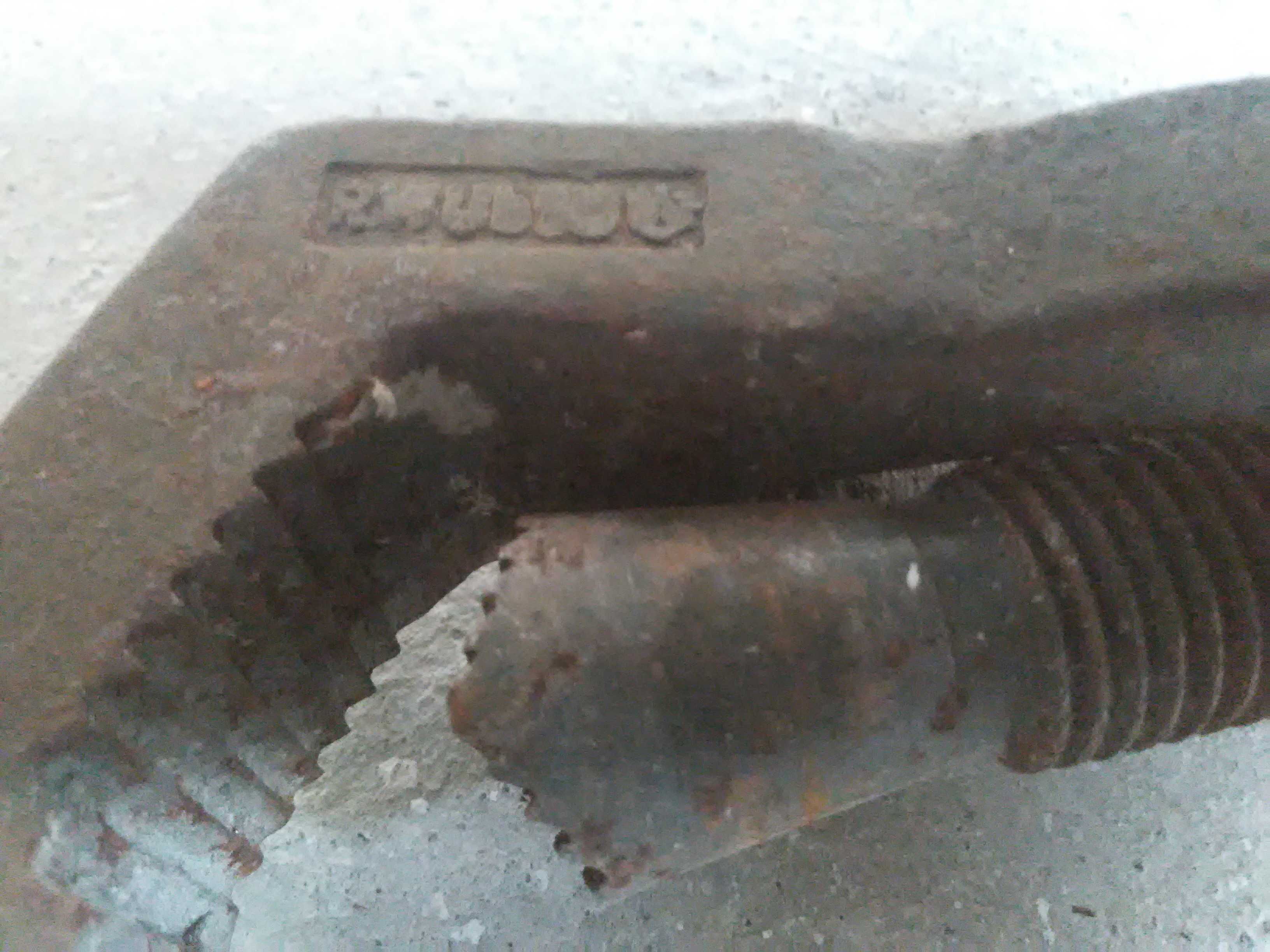 stare narzędzia PRL klucz hakowy do rur nastawny śrubowy instalator