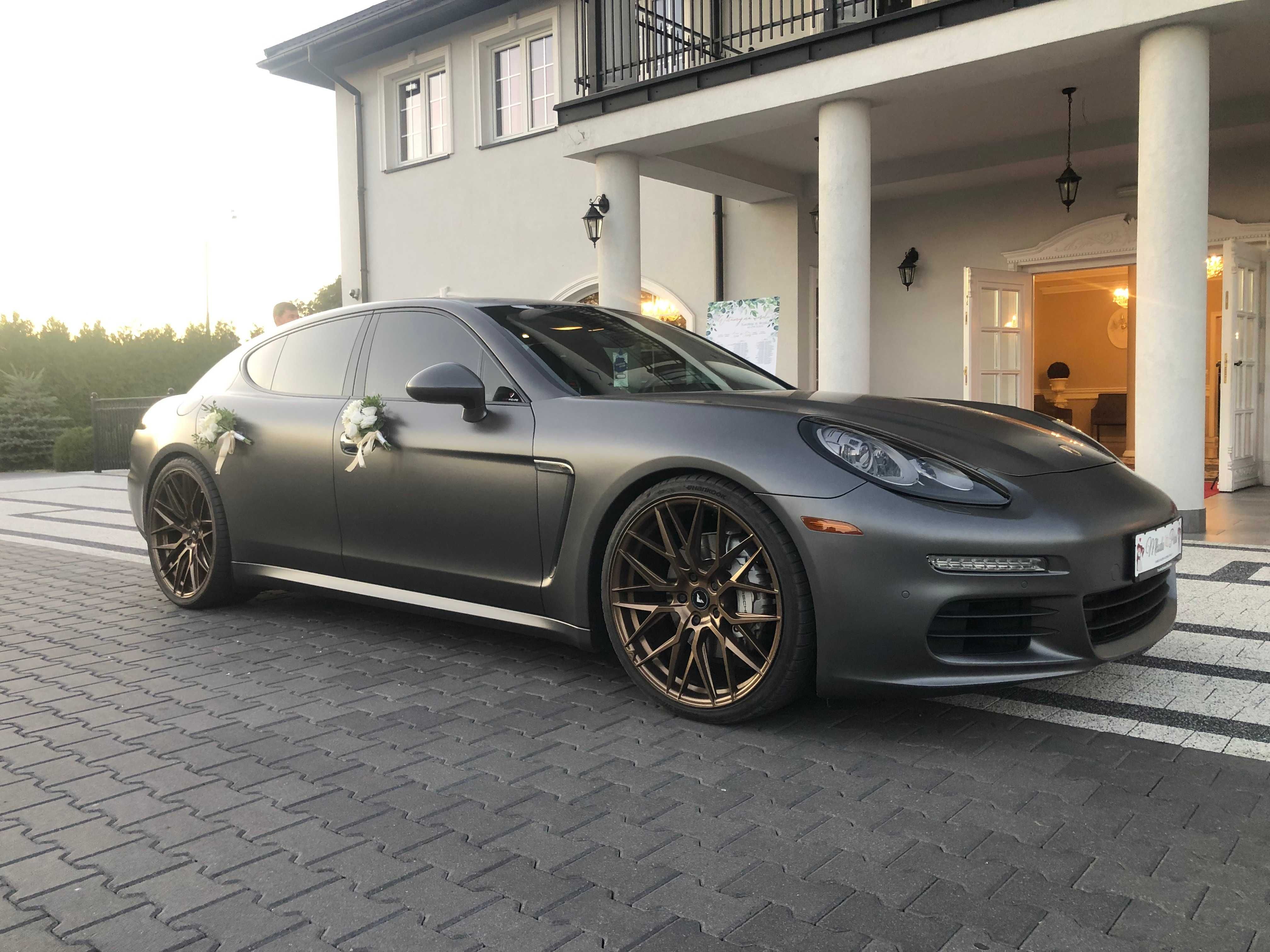 Auto Samochód do Ślubu - Ekskluzywne PORSCHE PANAMERA Tubro 4S USA