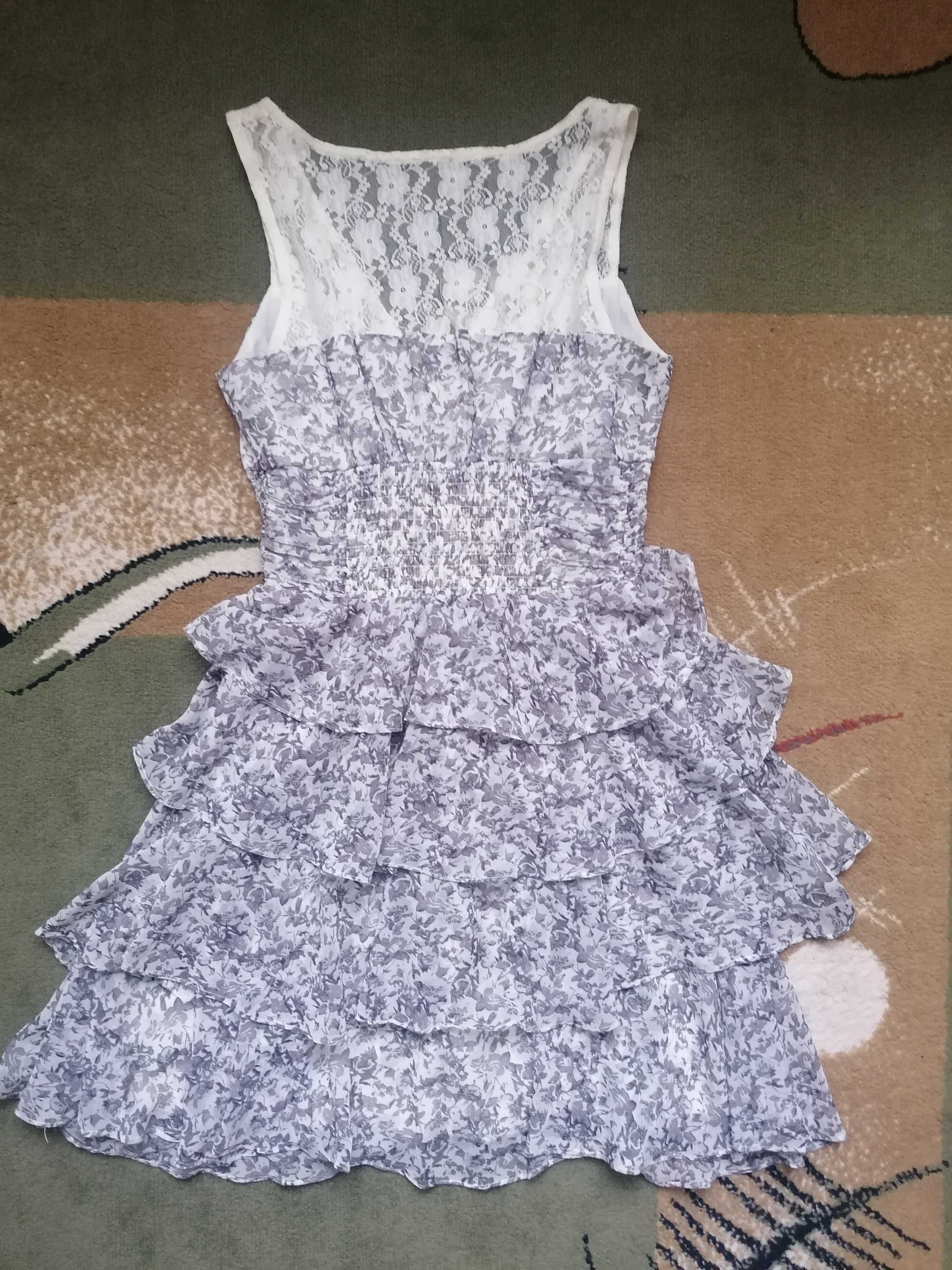 Sukienka w falbany Orsay rozmiar S