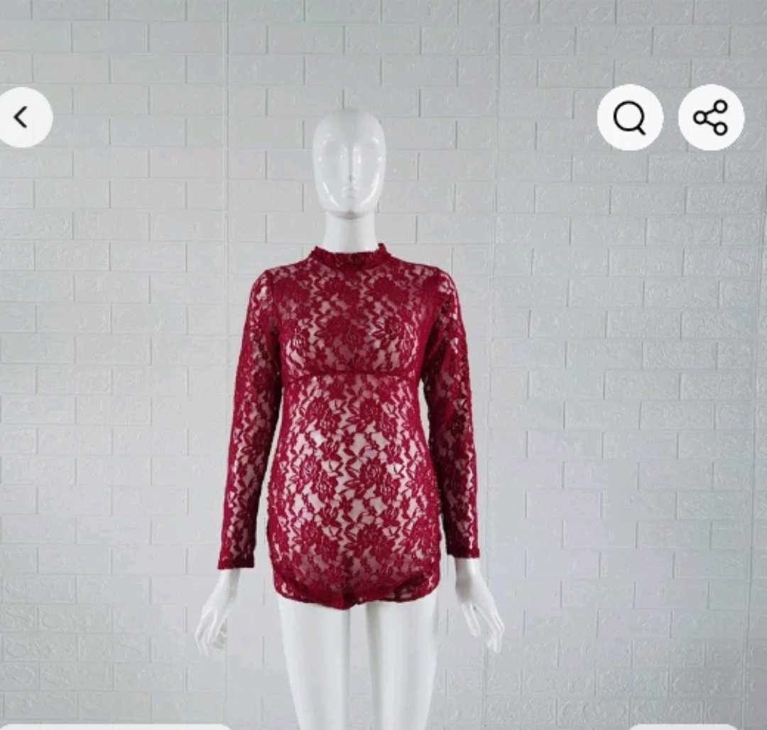 Czewone koronkowe body l do sesji zdjęciowej fotograf studio