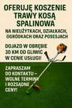 Koszenie trawy kosą spalinową. TANIO|SZYBKO