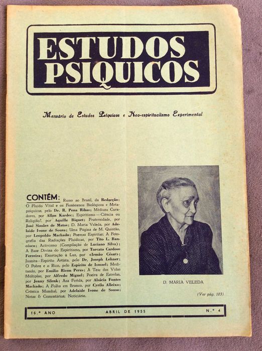 Estudos Psíquicos Mensário de Estudos Psíquicos e Neo-Espiritualismo.