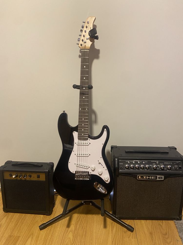 Guitarra e amplificador