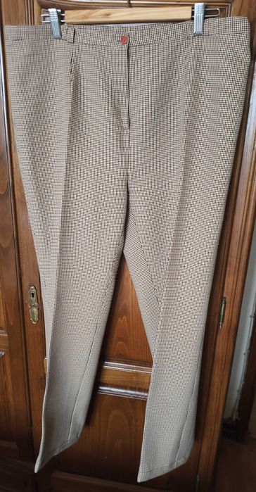Calças padrão pé de galo tamanho 48