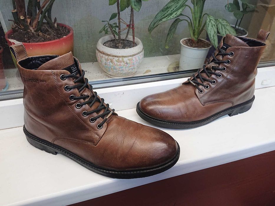 Мягкие и легкие  кожаные ботинки "Pepe Jeans London " ОРИГИНАЛ 44 р