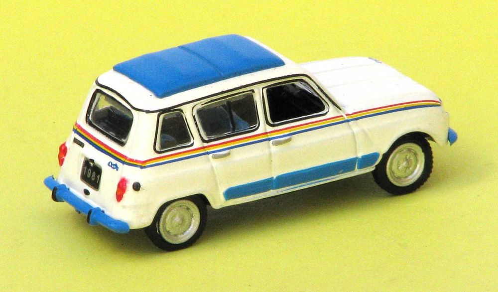 Miniaturas Renault 4 Jogging e R4 La Poste 1/87 HO Universal Hobbies
