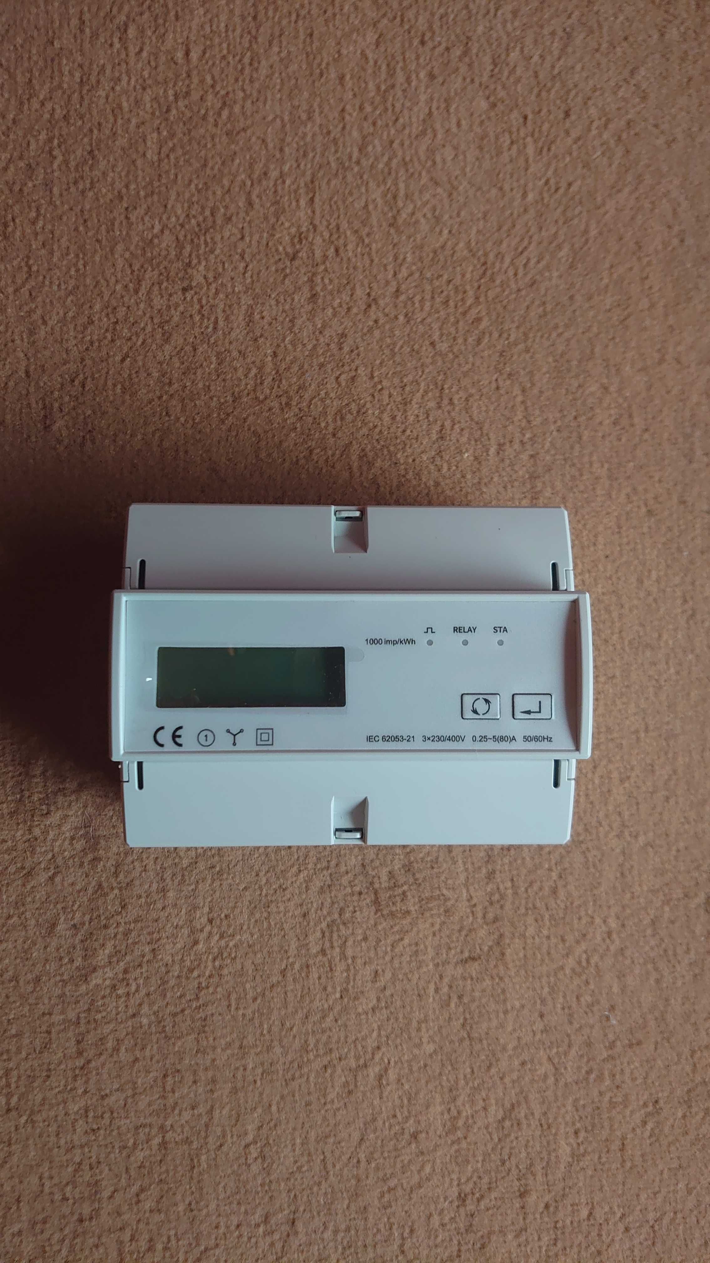 dwukierunkowy trójfazowy licznik prądu wifi TUYA 80 A multi taryfy