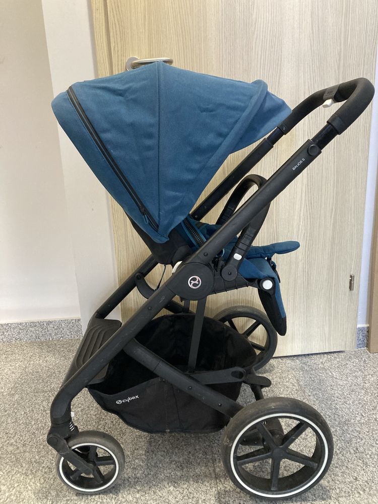 Wózek 3 w 1 gondola i spacerowka cybex balios s adaptery maxi cosi