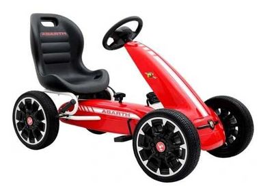 MEGAAUTKA.PL GOKART ABARTH na pedały Duże miekkie koła