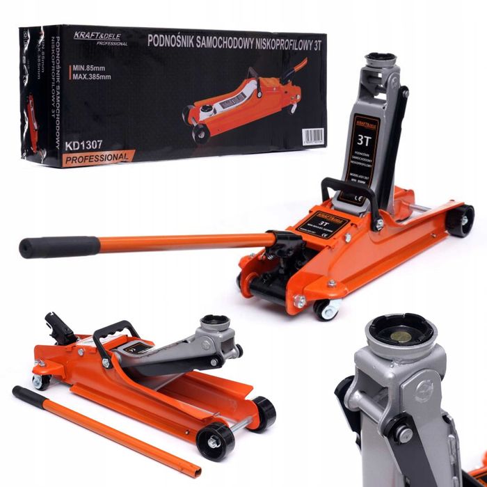 Podnośnik samochodowy niskoprofilowy żaba lewarek 3T