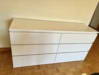 Cómoda MALM 6 gavetas