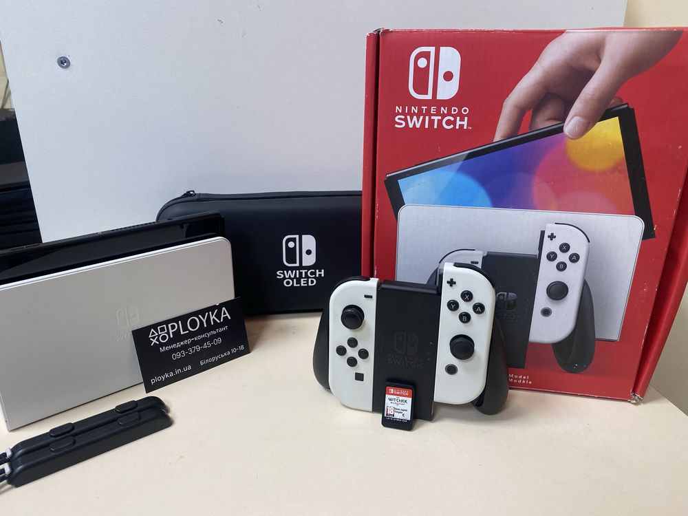Магазин! Nintendo Switch OLED +гра в подарунок