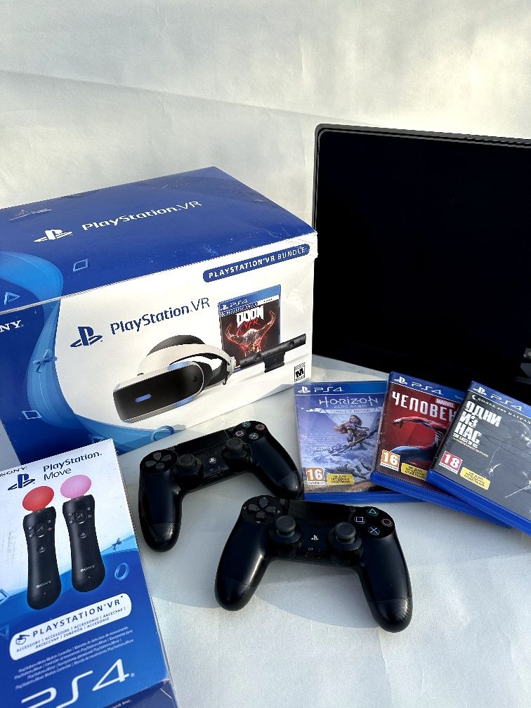 Продам PlayStation Slim(1TB) и PS VR