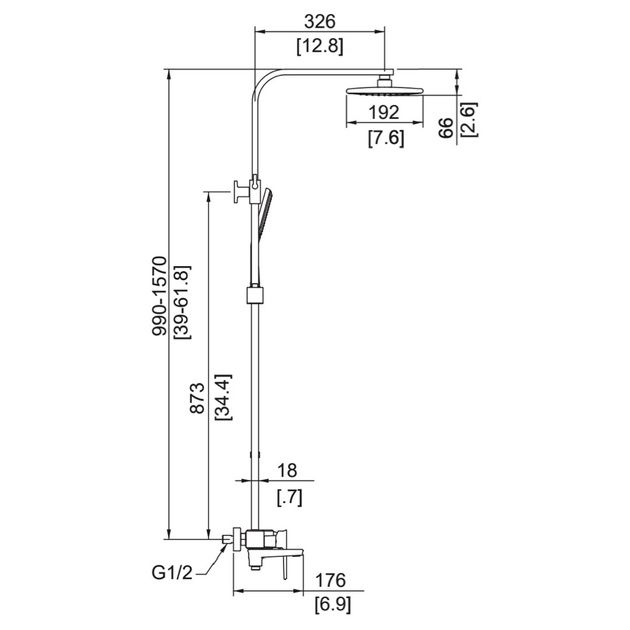 Душова система FAOP A2406-6