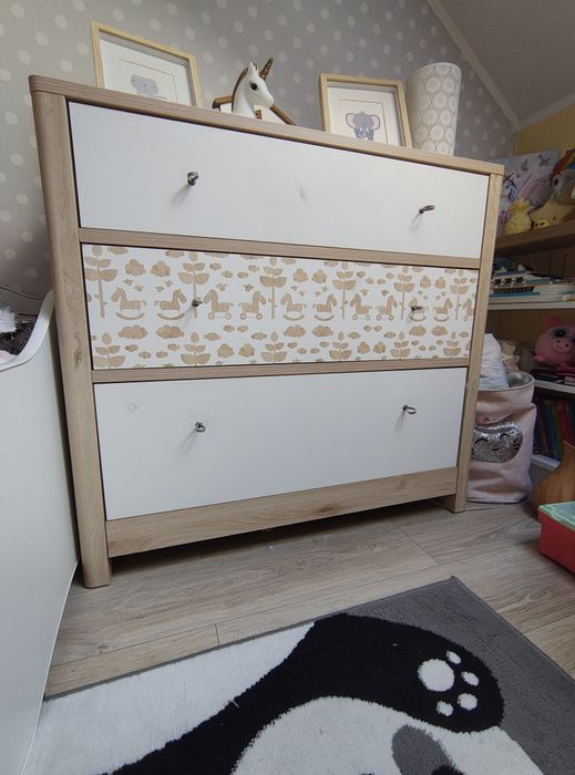 Zestaw mebli dziecięcych BRW Timon. Stan dobry. Regał Szafa Komoda