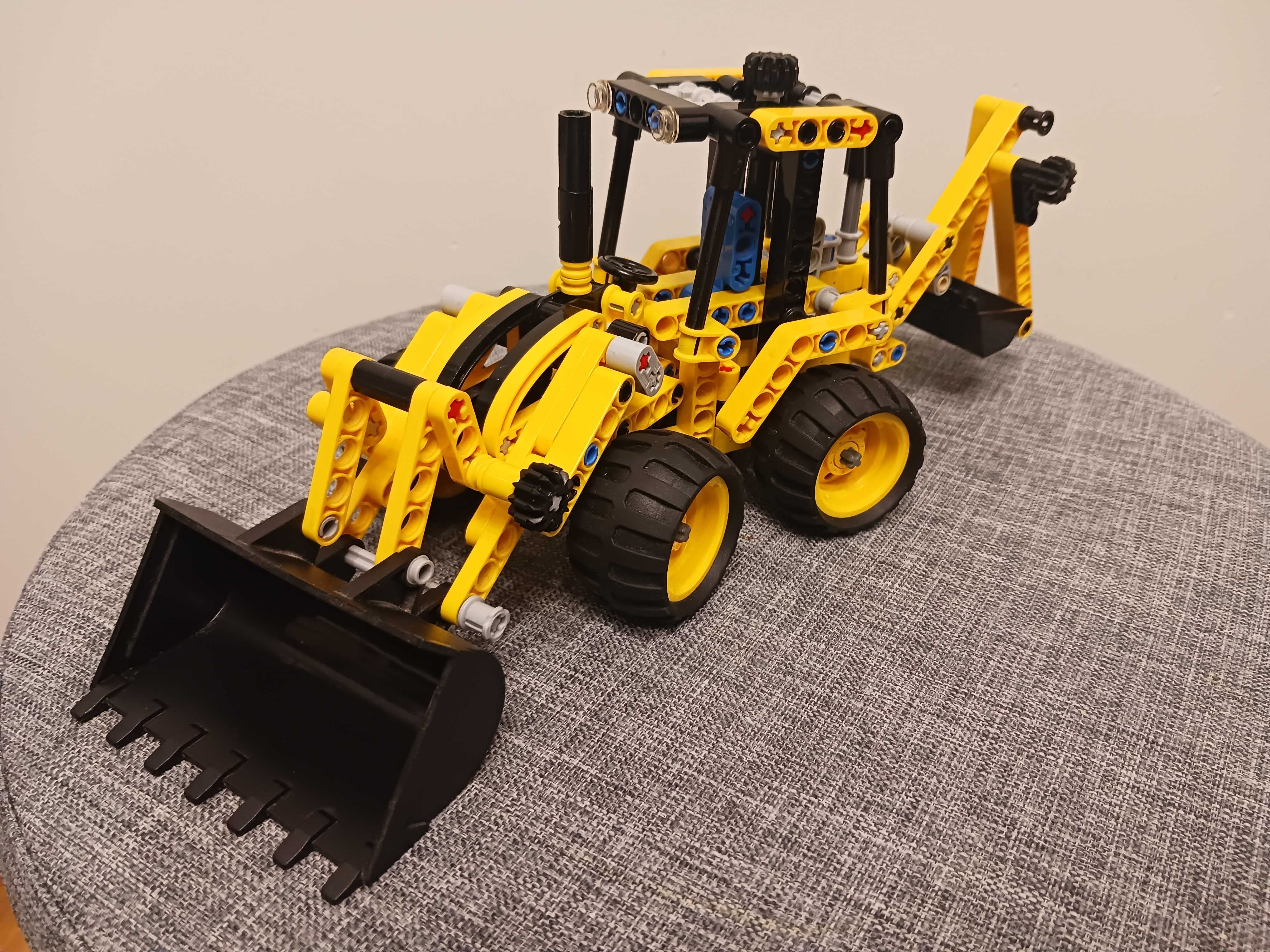 LEGO TECHNIC 42004 - Koparko-ładowarka, jak nowy - klocki lego