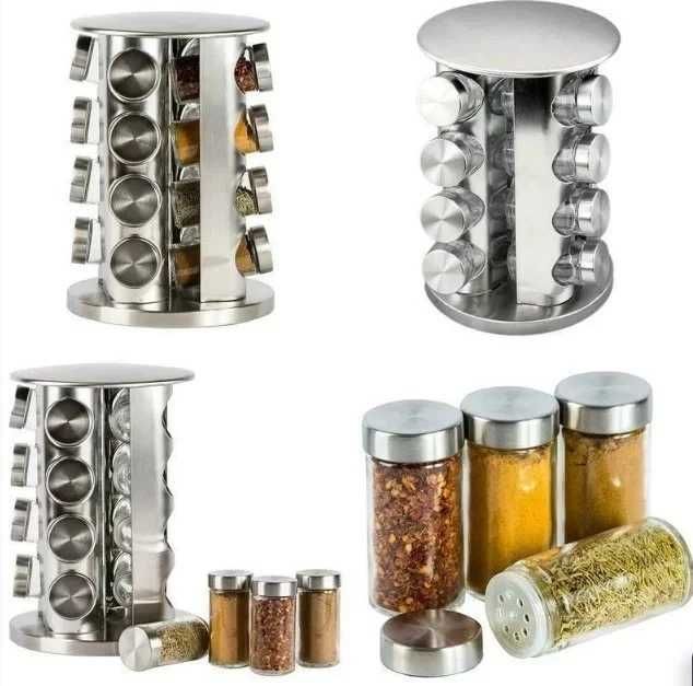 Набір для спецій 16 баночок на підставці