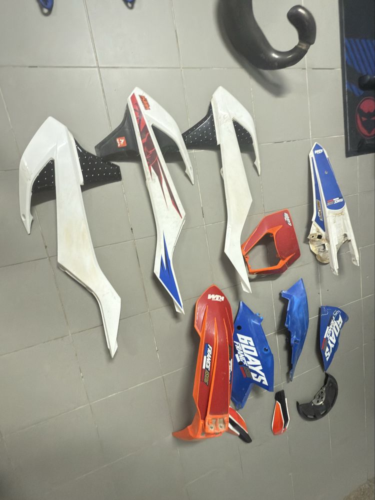 2x Kit plasticos ktm 250 exc 2017 8