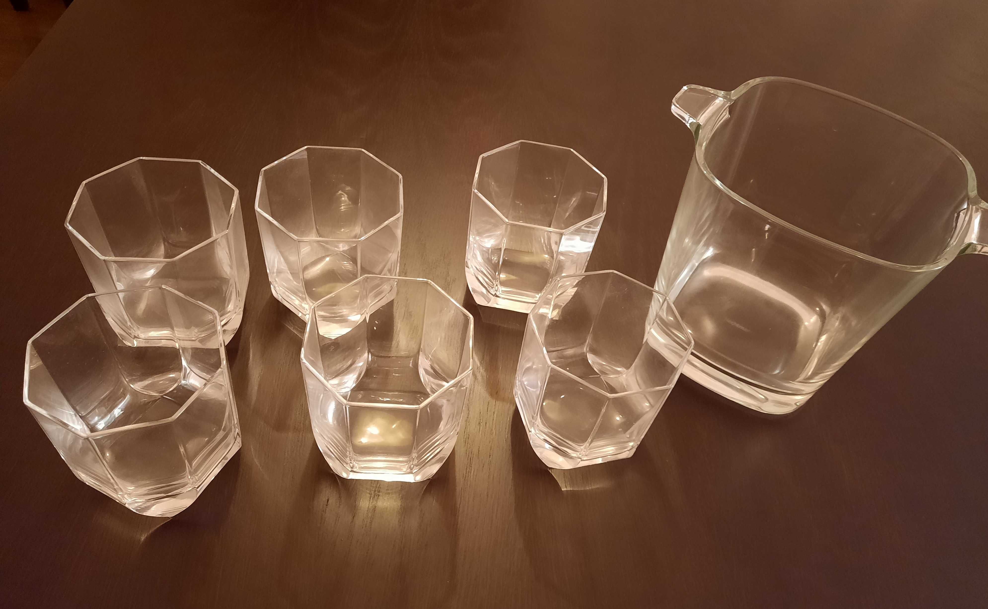 Conjunto 6 copos + balde de gelo