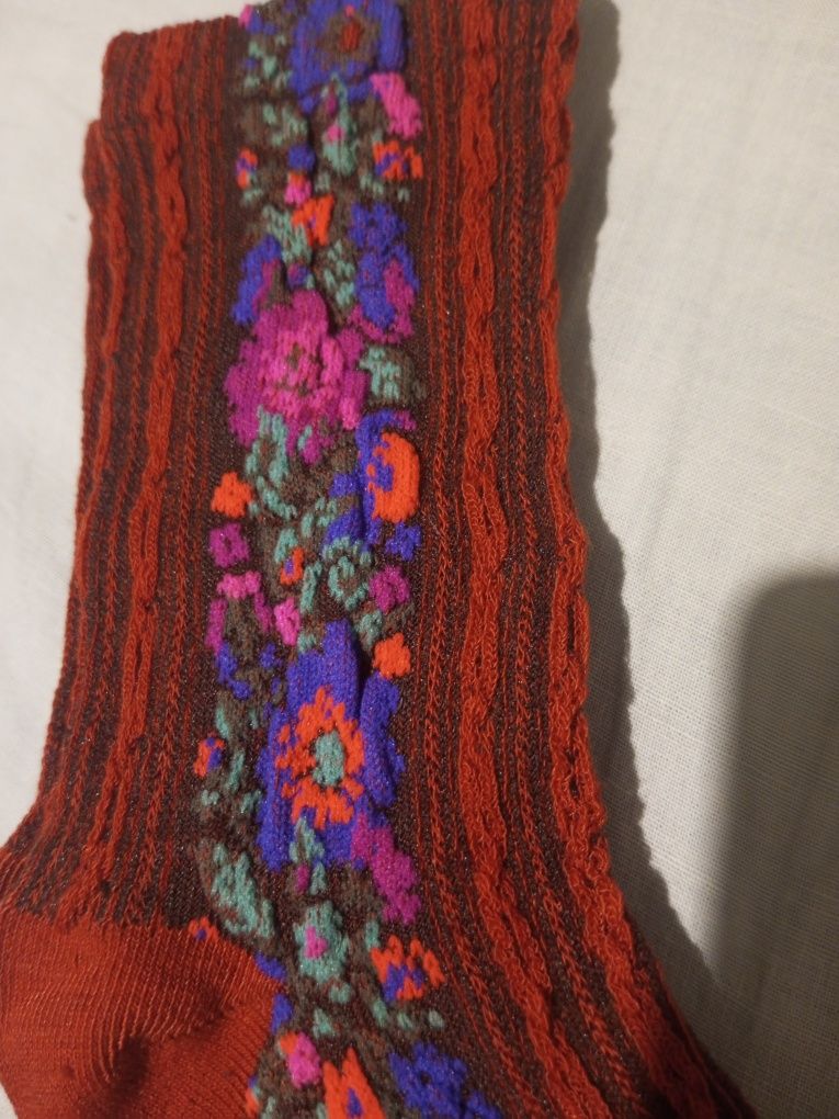 Носки с рисунком цветочков оплата на карту