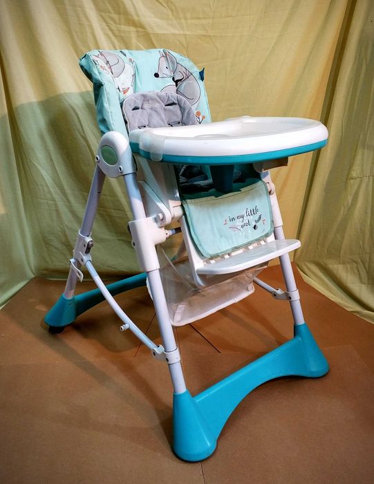 "PEPE" бірюзовий, дитячий стільчик для годування = "BABY DESIGN GROUP"