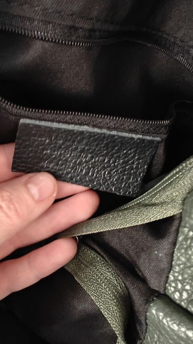 Shopper z frędzlami ,skóra włoska