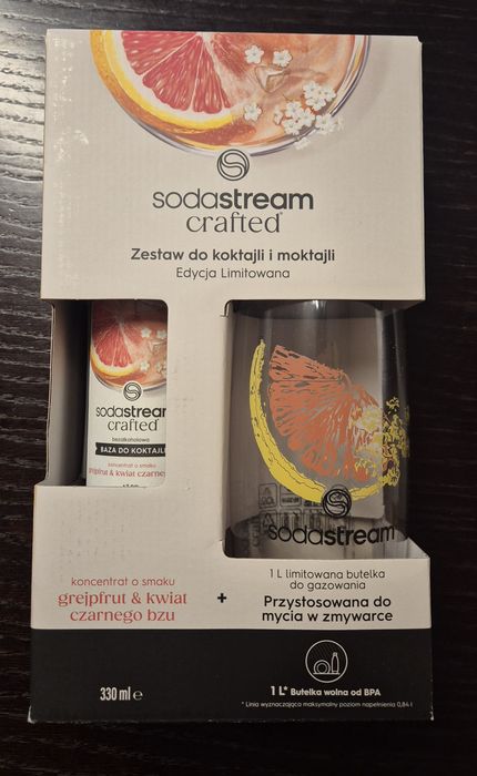 Sodastream crafted zestaw do koktajli i koktajli