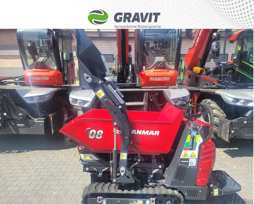 Wozidło samozaładowcze Yanmar C08 od Autoryzowanego Dealera - GRAVIT