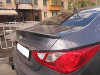 Лип спойлер для Хюндай Элантра Козырек Сабля на багажник Соната Бленда