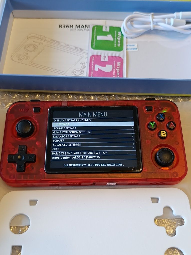 Konsola przenośna R36H 15000 gier GameBoy Pegasus PS1 emulator Polecam