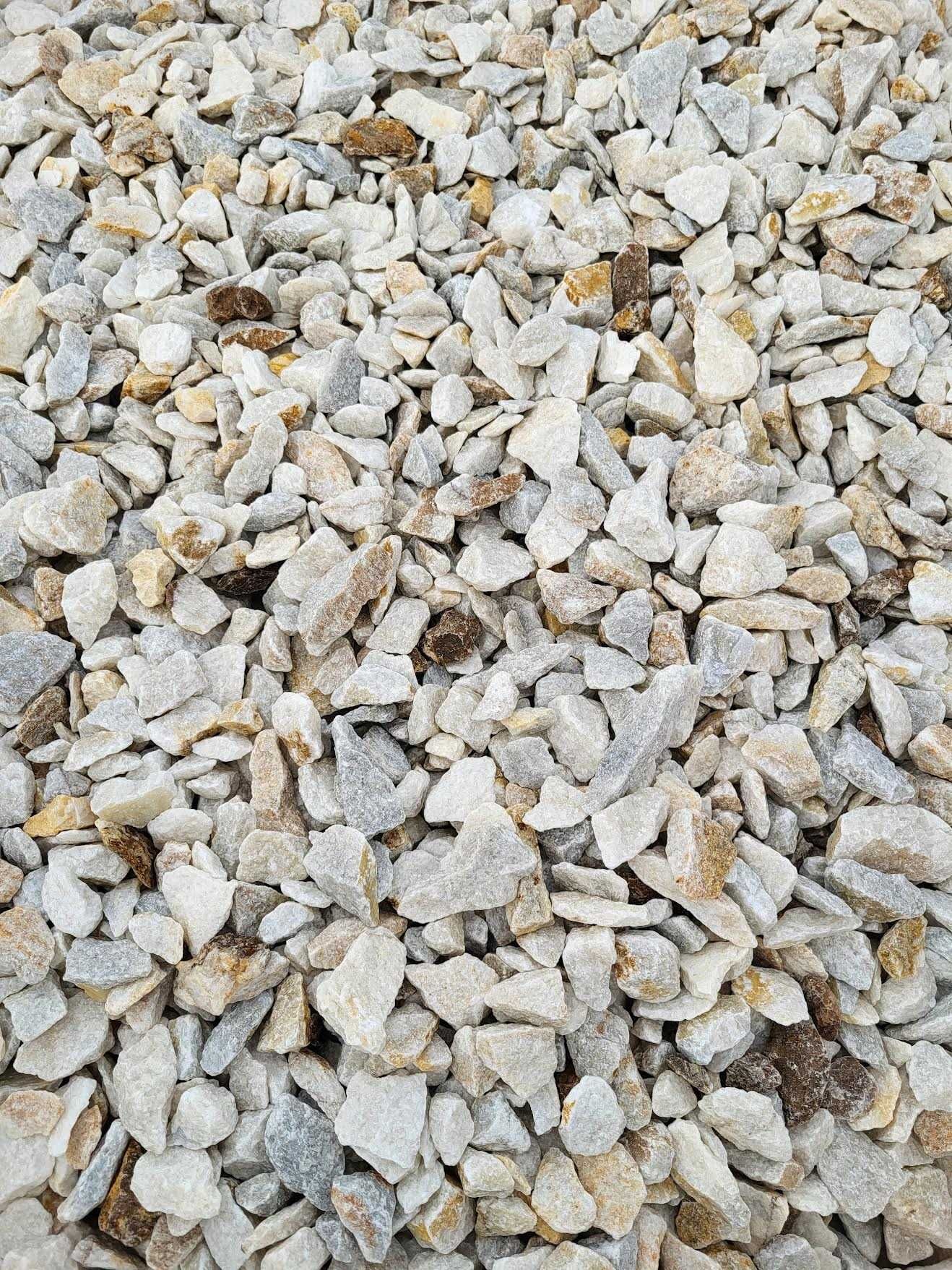 Grys Crystal White 16 Kamienie ogrodowe dekoracyjne ozdobne