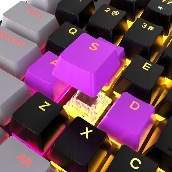 Klawiatura Gamingowa Preyon Long Scratch Outemu Brown Mechaniczna Rgb