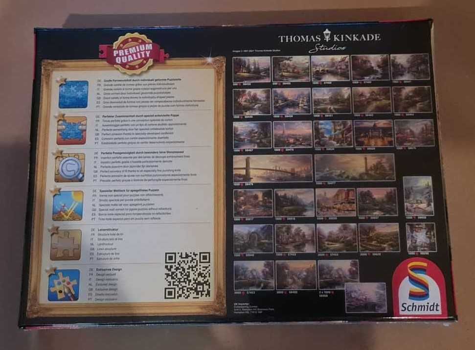 Puzzle Amsterdam 1000el Thomas Kinkade Collection Nowe