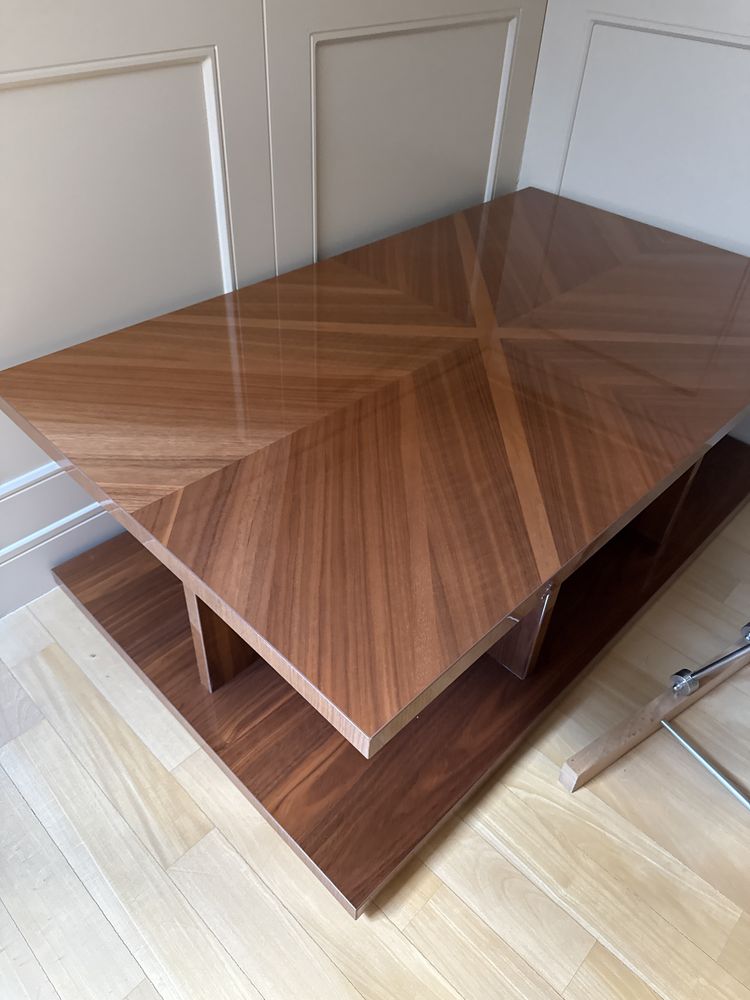 Zestaw Meblowy do salonu Stol , 6 krzesel , komoda , lawa