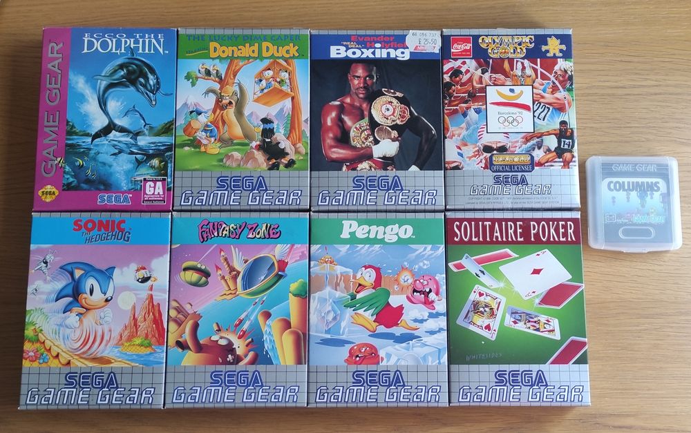 Consola Sega GameGear + Jogos + Acessórios
