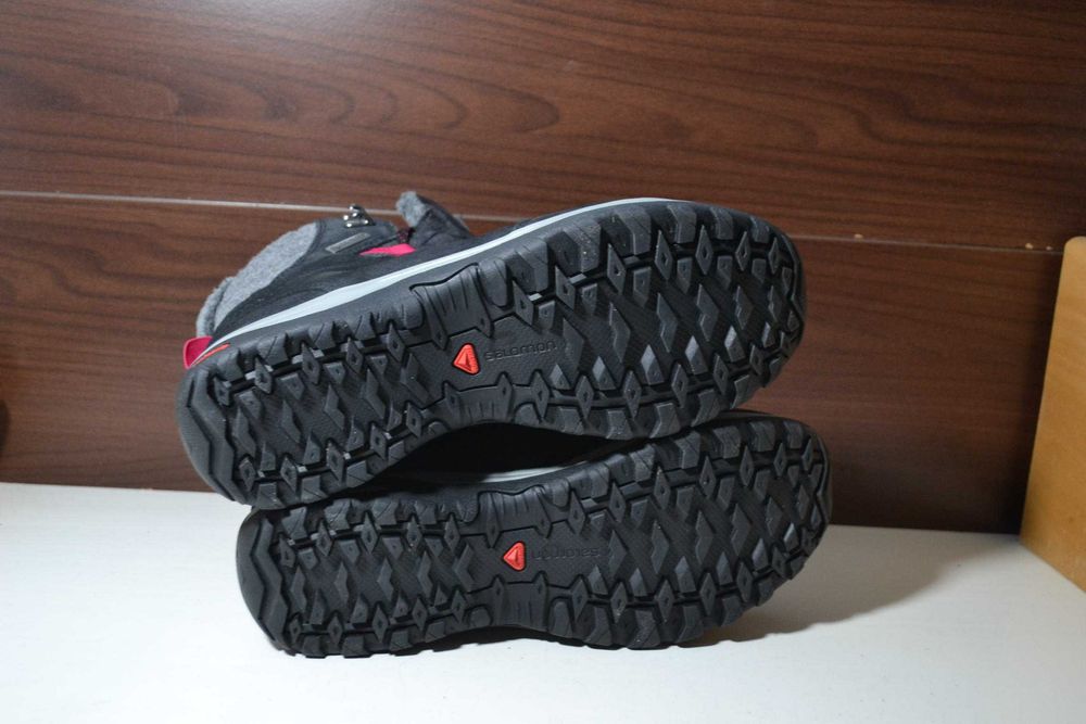 salomon ellipse winter gtx 39 1/3р ботинки кожаные зимние оригинал