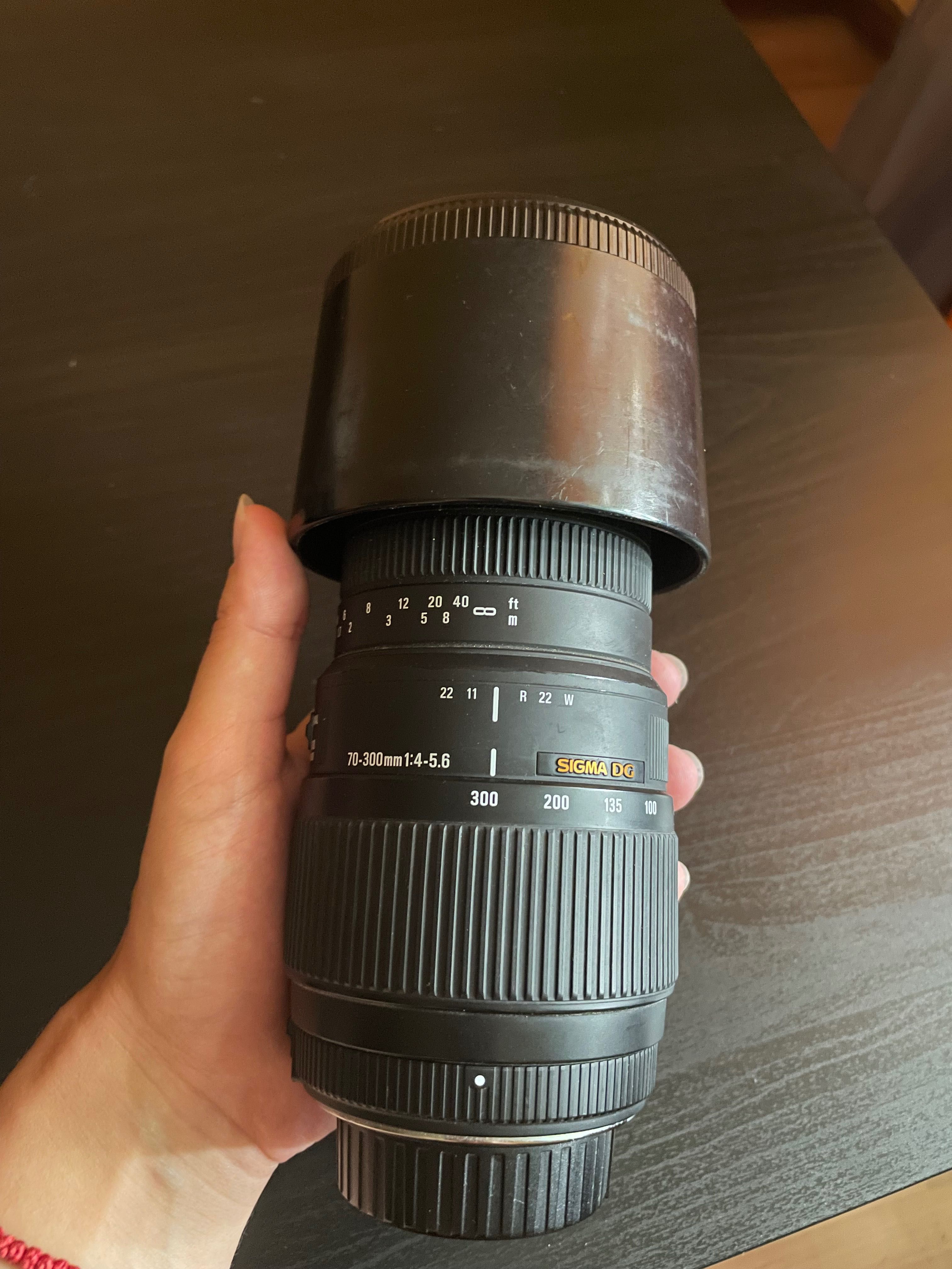 Nikon D5200 + Sigma DG 70-300 1:4-5.6