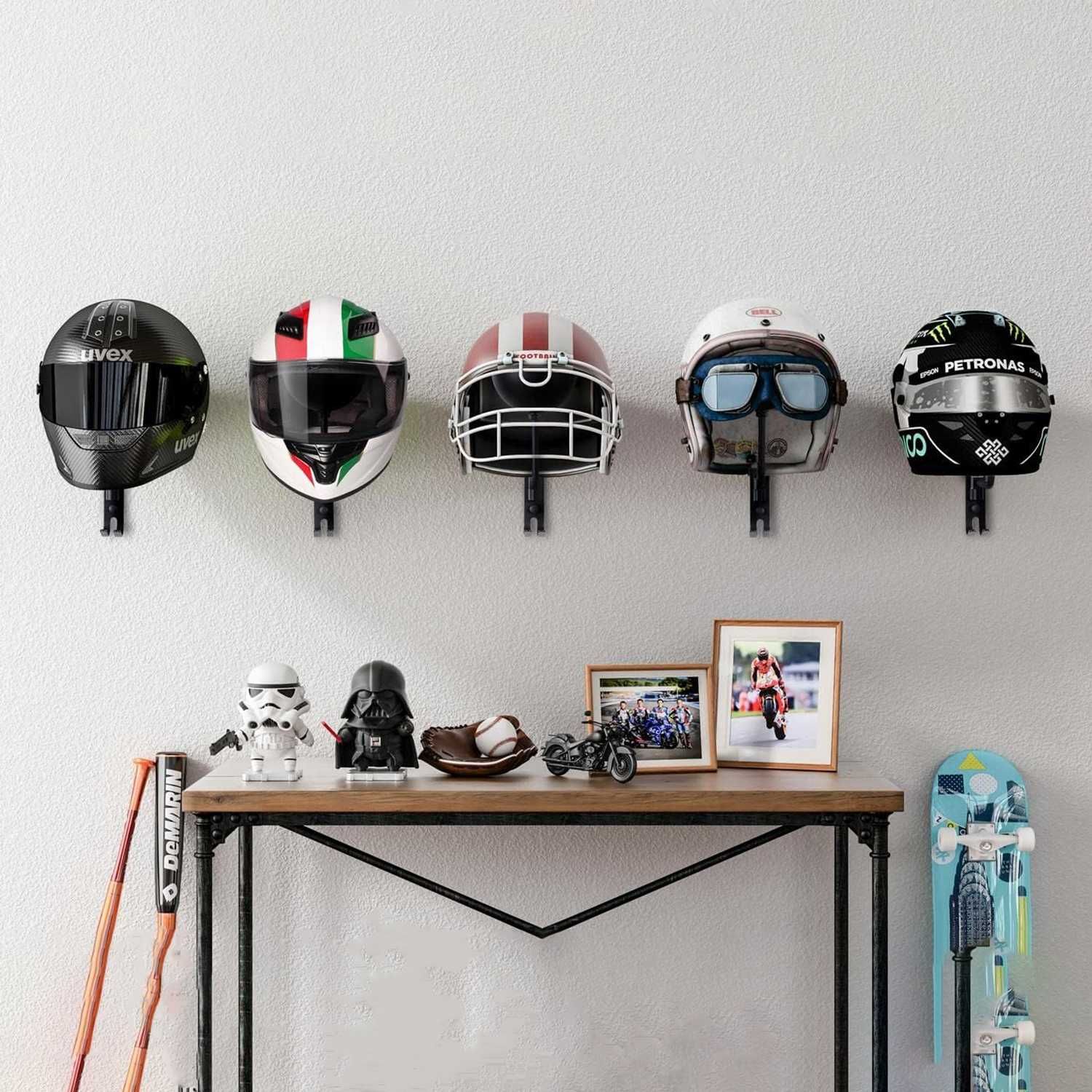 Uchwyt na kask Wieszak na kask Stojak na kask