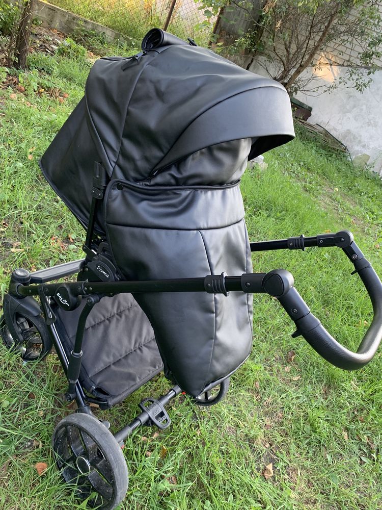 Коляска Baby Merc Piuma 3 в 1 еко шкіра