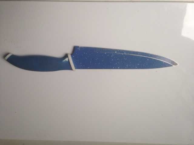 Nóż kuchenny  rączka ebonitowa niebieska